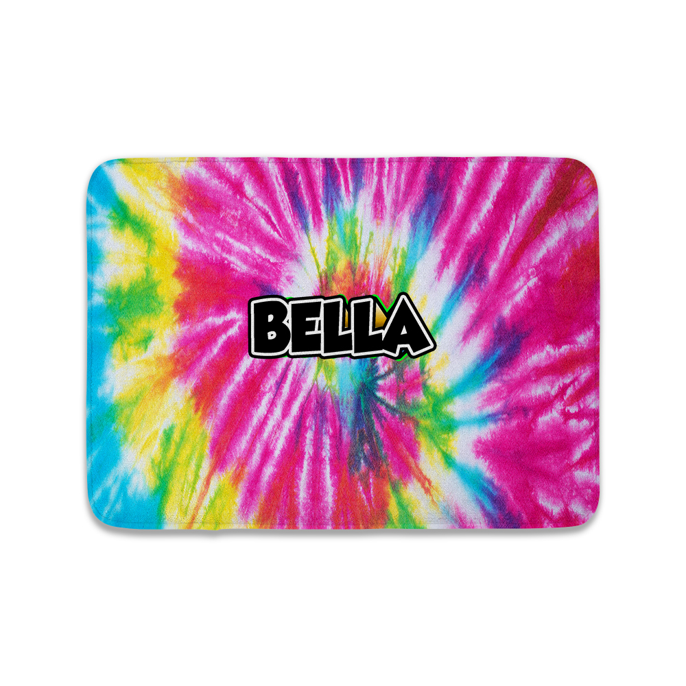 PERSONALIZED FLOOR MAT-CLASSIC TIE DYE